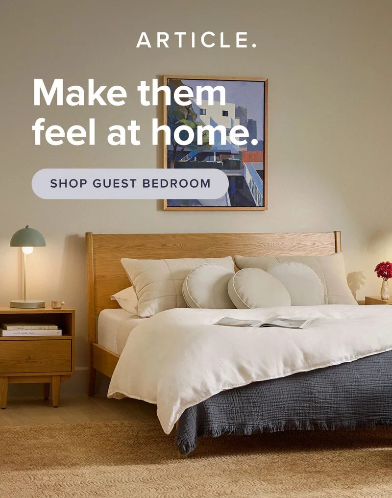 Make them feel at home. Shop Guest Bedroom.