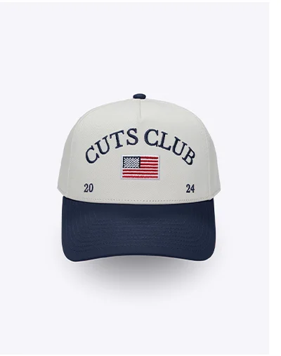 Blue American A-Frame Hat