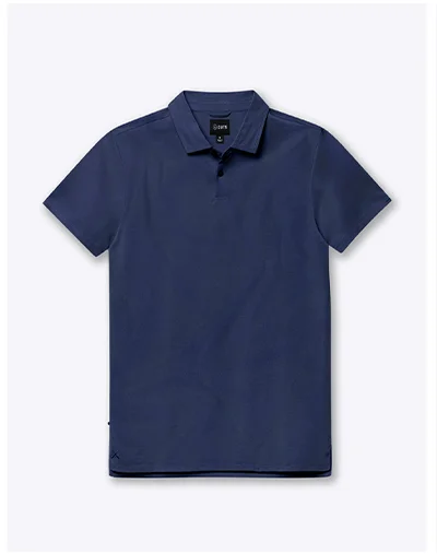 Pacific Blue COZ Polo Split-Hem