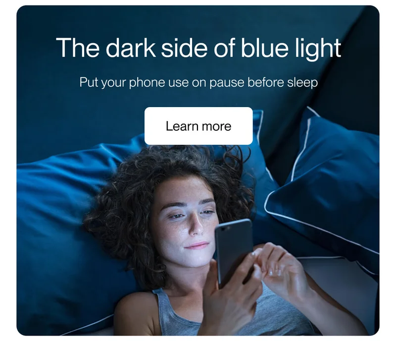 The dark side of blue light