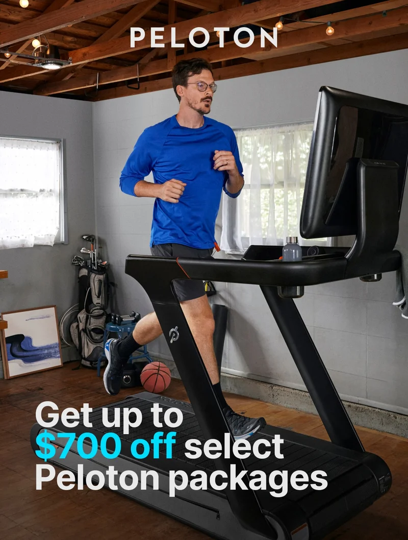 Get up to $700 off select Peloton packages