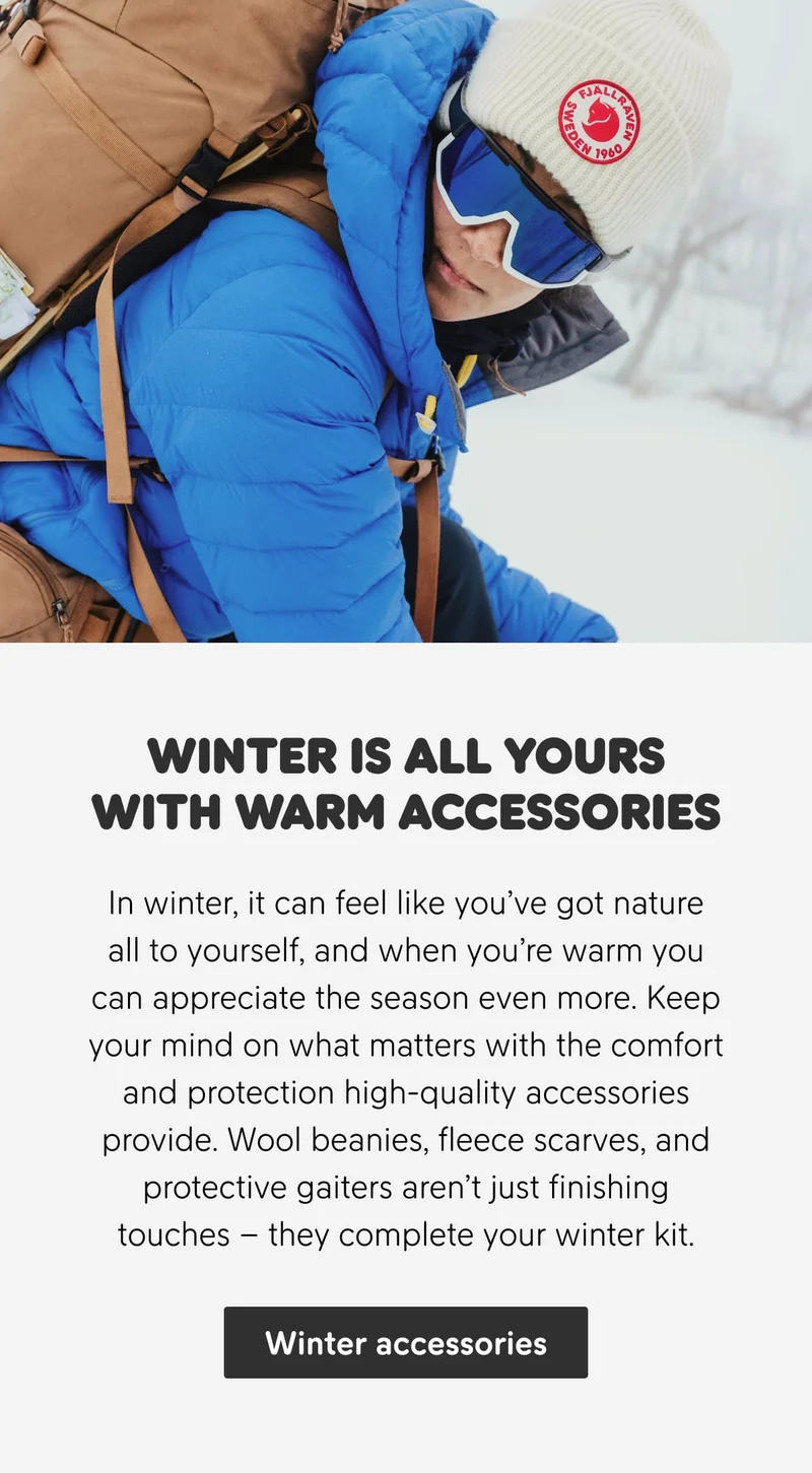 Accessories for the whole outdoor season