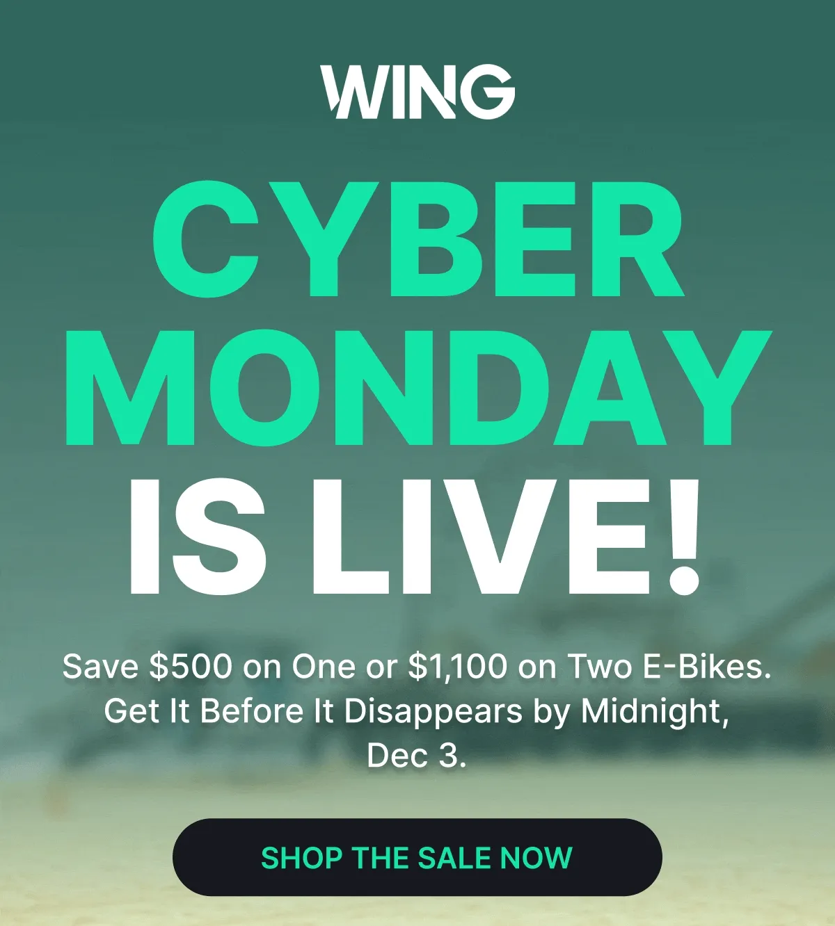 CYBER MONDAY IS LIVE!
