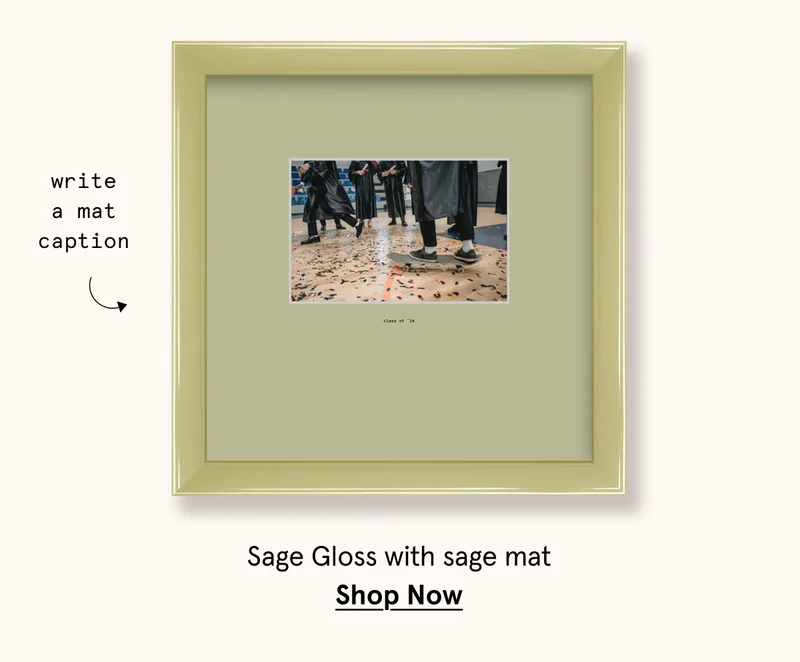 Sage gloss with sage mat