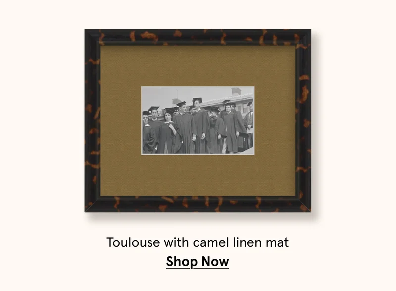 Toulouse with camel linen mat