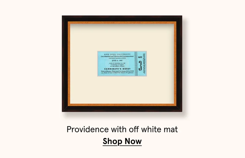 Providence with off white mat