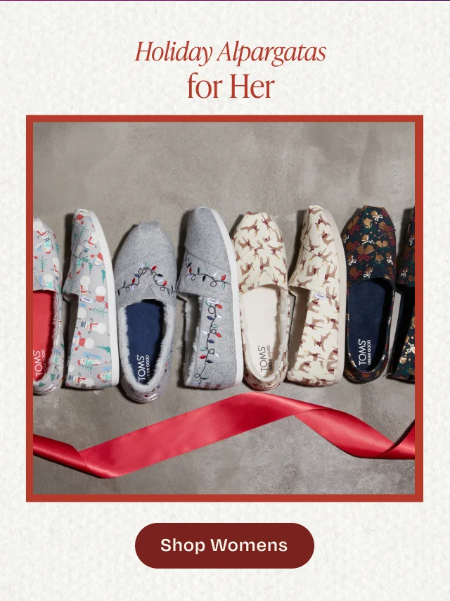 Holiday Alpargatas for Her
