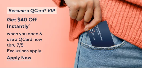 Become a QCard VIP , Get $40 Instantly
