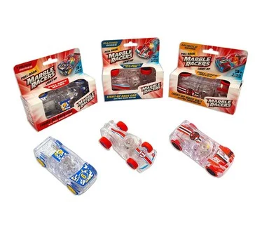 Set of 3 Marble Racers Mix Pack w/ Pull Back Motor