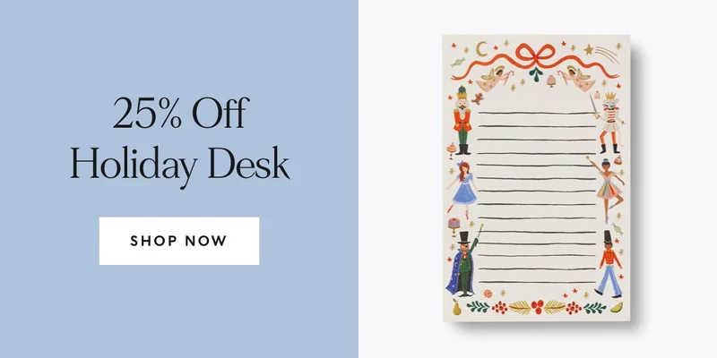 25% Off Holiday Desk