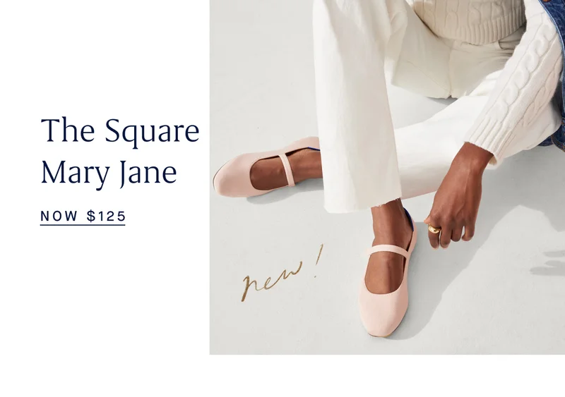 New! THE SQUARE MARY JANE - NOW $125