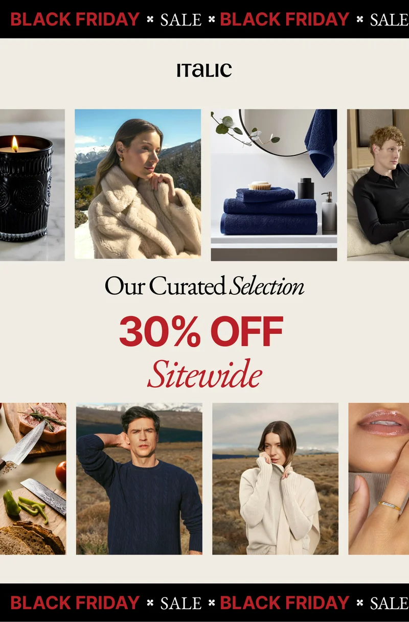 Black Friday Sale: 30% OFF Sitewide