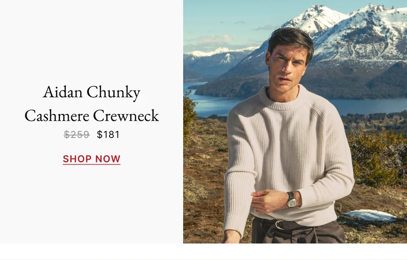 Aidan Chunky Cashmere Crewneck