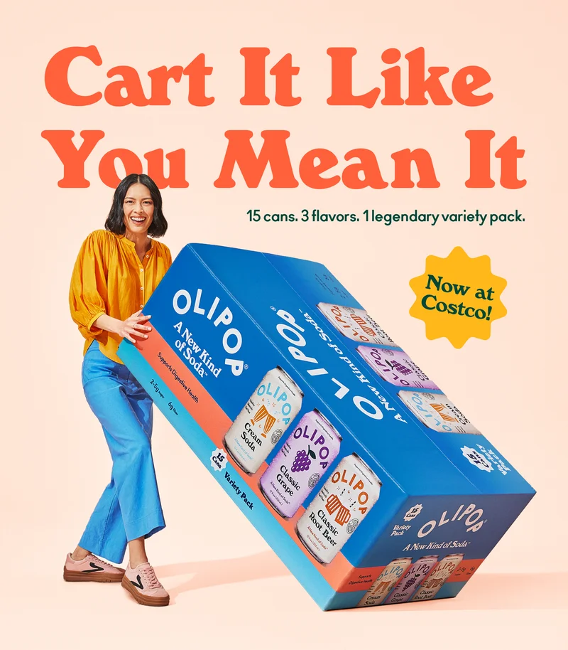 Cart it like you mean it! 15 cans. 3 flavors. 1 legendary variety pack.