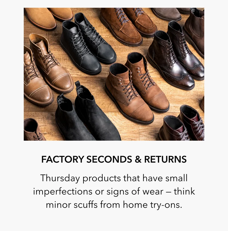 The Factory Seconds & Returns