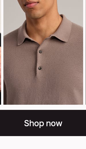 Resolve Pique Long Sleeve Sweater Polo