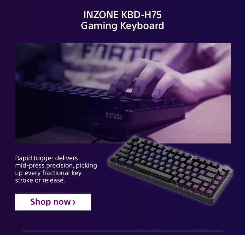 INZONE KBD-H75 Gaming Keyboard | Shop now