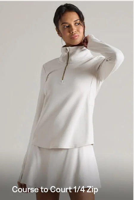 Course to Court 1/4 Zip