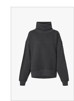 Hazy Mock Neck Pullover