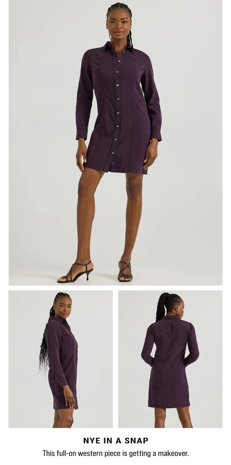 NYE in a snap This full-on western piece is getting a makeover.