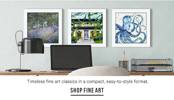 Timeless fine art classics in a compact, easy-to-style format. - Shop Fine Art