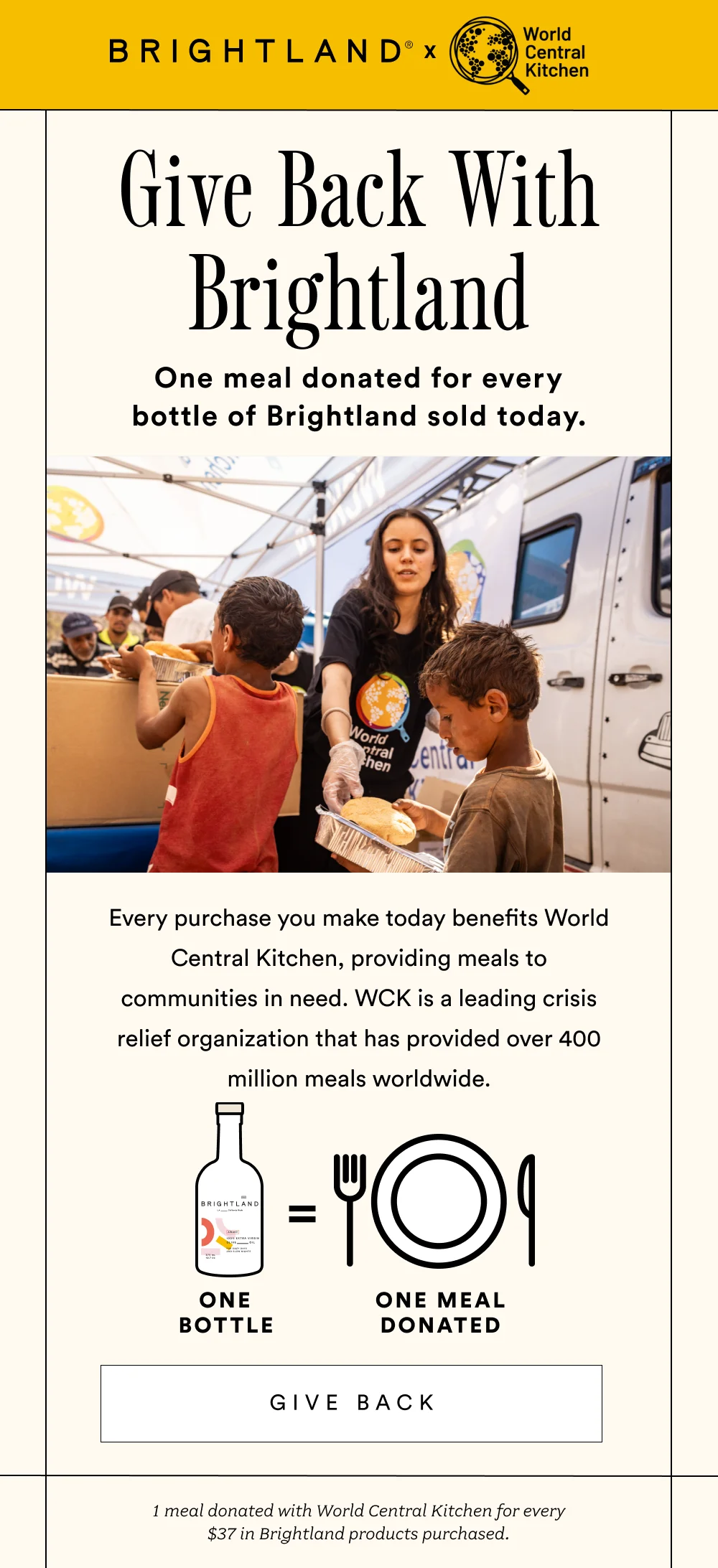 Give Back with Brightland