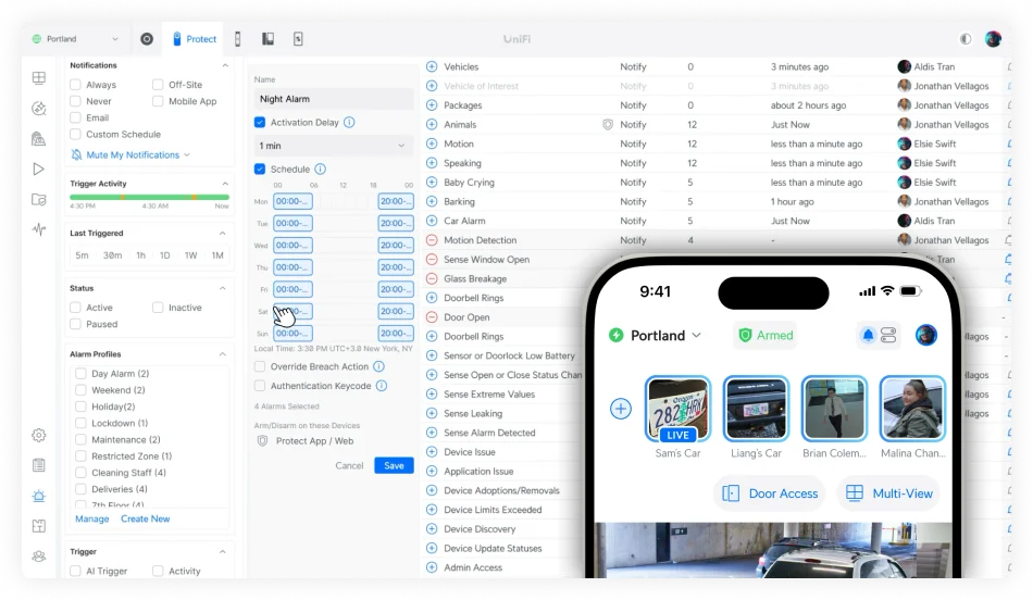 New Alarm Profiles