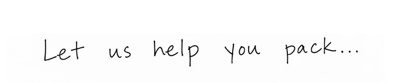 Let Us Help You Pack