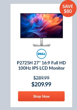 DELL P2725H 27inches 16:9 FHD LED MONITOR