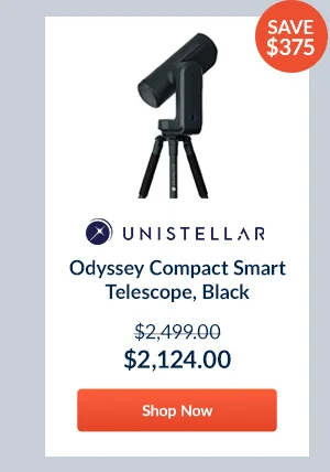 Unistellar Odyssey Compact Smart Telescope, Black