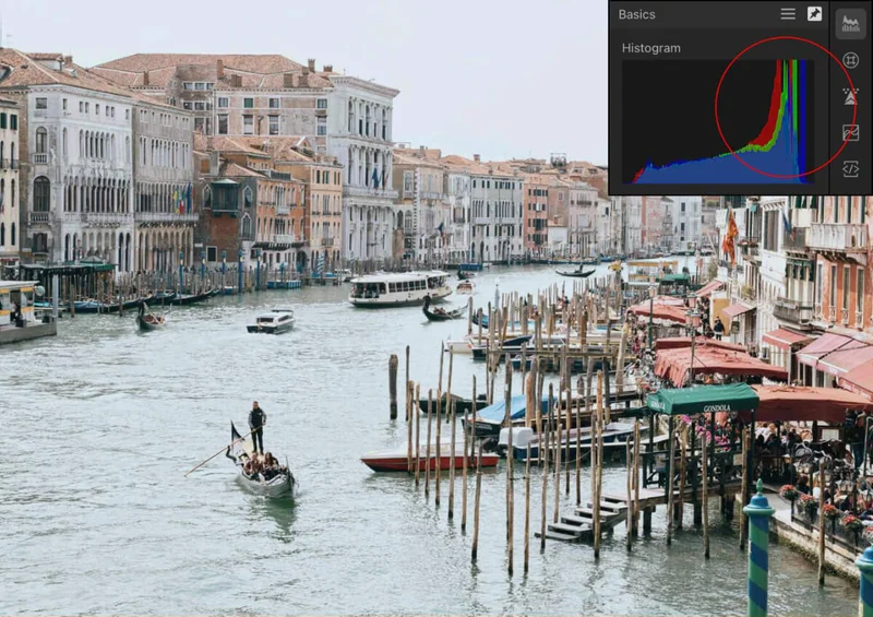 How to interpret a Histogram in Affinity Photo