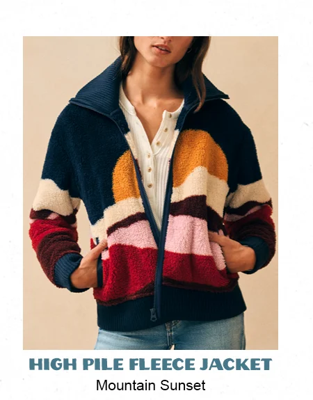 Women's High Pile Fleece Jacket
