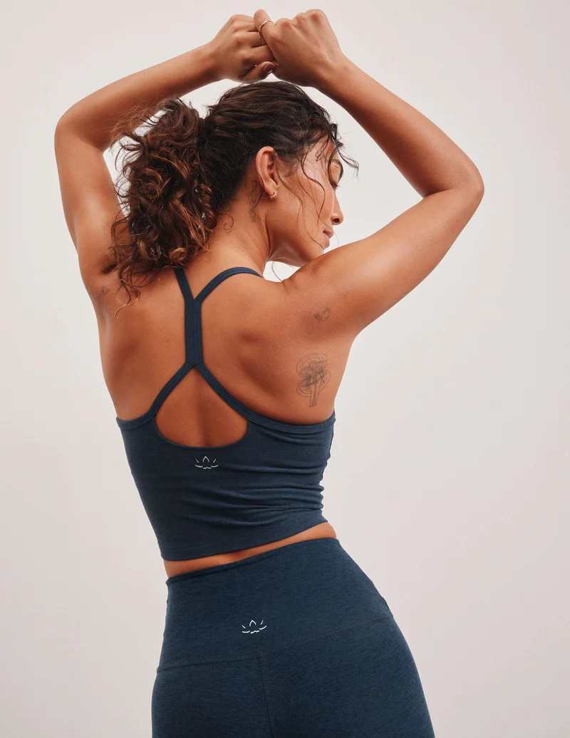 Image of Spacedye Slim Racerback Cropped Tank