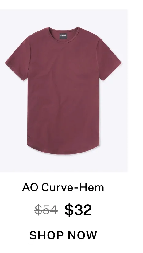 AO Curve-Hem Tee - Port