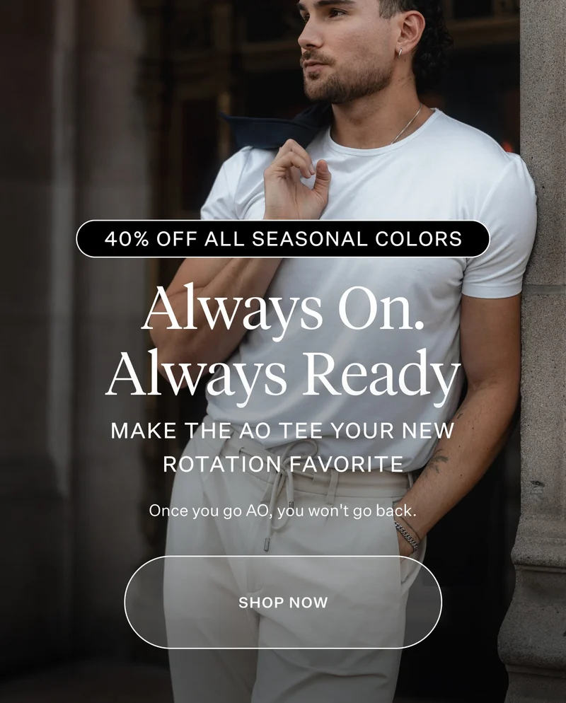 Shop AO Tees 40% Off All Seasonal Colors