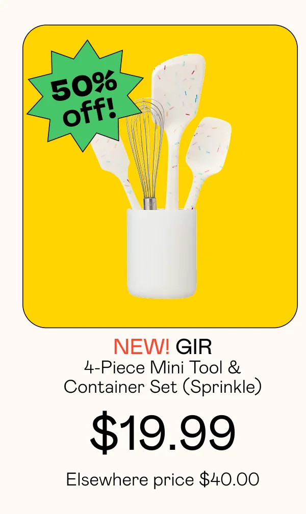 4-Piece Mini Tool & Container Set - Sprinkle