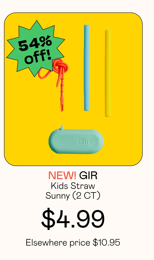 Kids Straw - Sunny (2 CT)