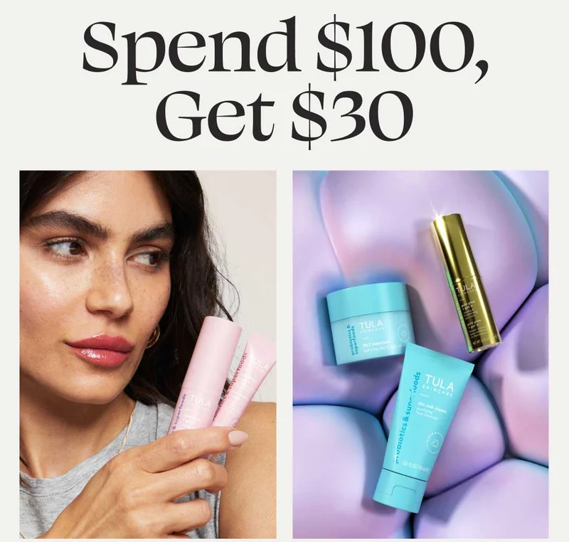 Spend $100, get $30