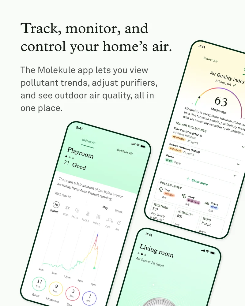 Track, monitor, and control your home's air
