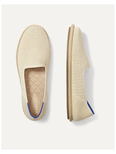 Cruiser Loafer White Raffia Knit