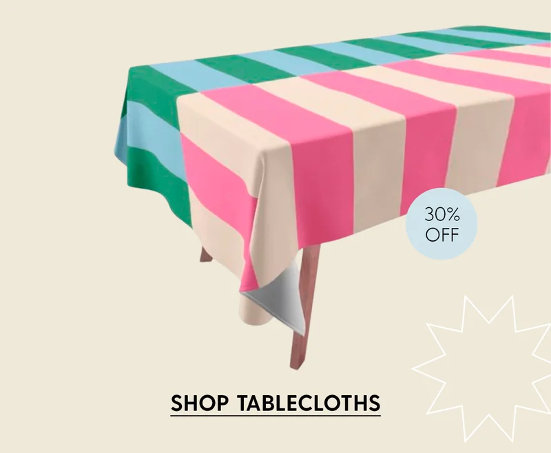 Shop Tablecloths | 30% Off