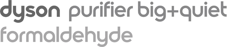 Dyson Purifier Big + Quiet Formaldehyde logo