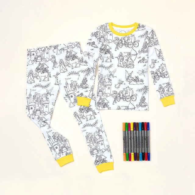 Fairytale Color In Pajamas