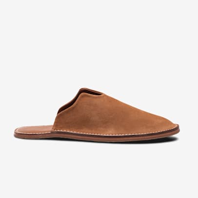 Mr. Grumpy Leather Slippers