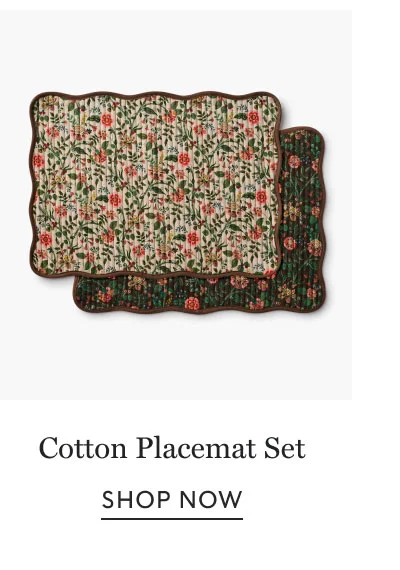 Cotton Placemat Set