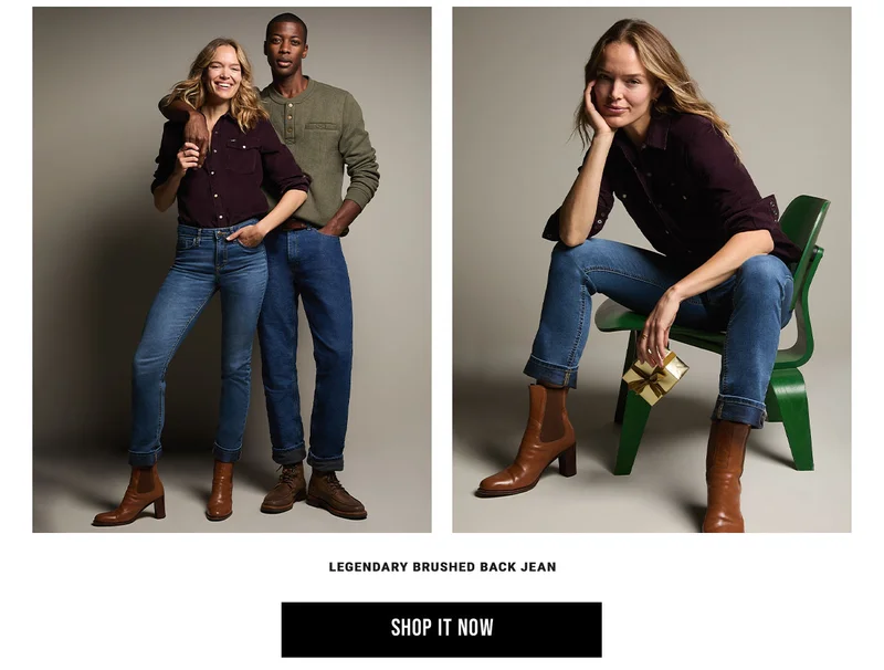 Legendary Brushed Back Jean