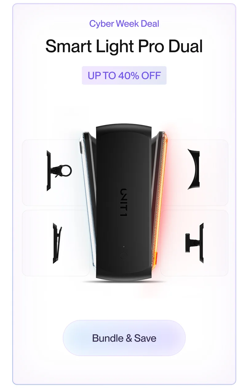 Cyber Week Deal: Smart Light Pro Dual with versatile mounting options and powerful illumination. Save up to 40% with bundle offers.
