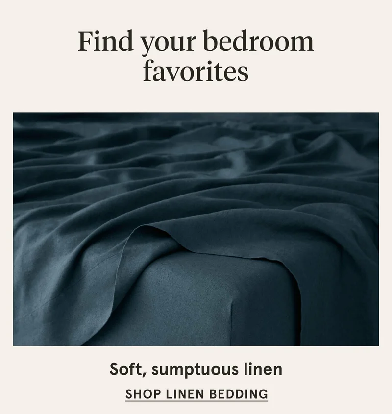 Shop Linen Bedding