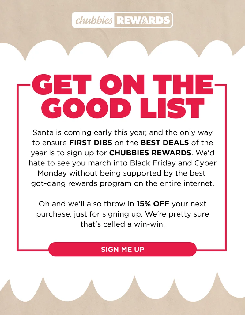 GET ON THE GOOD LIST