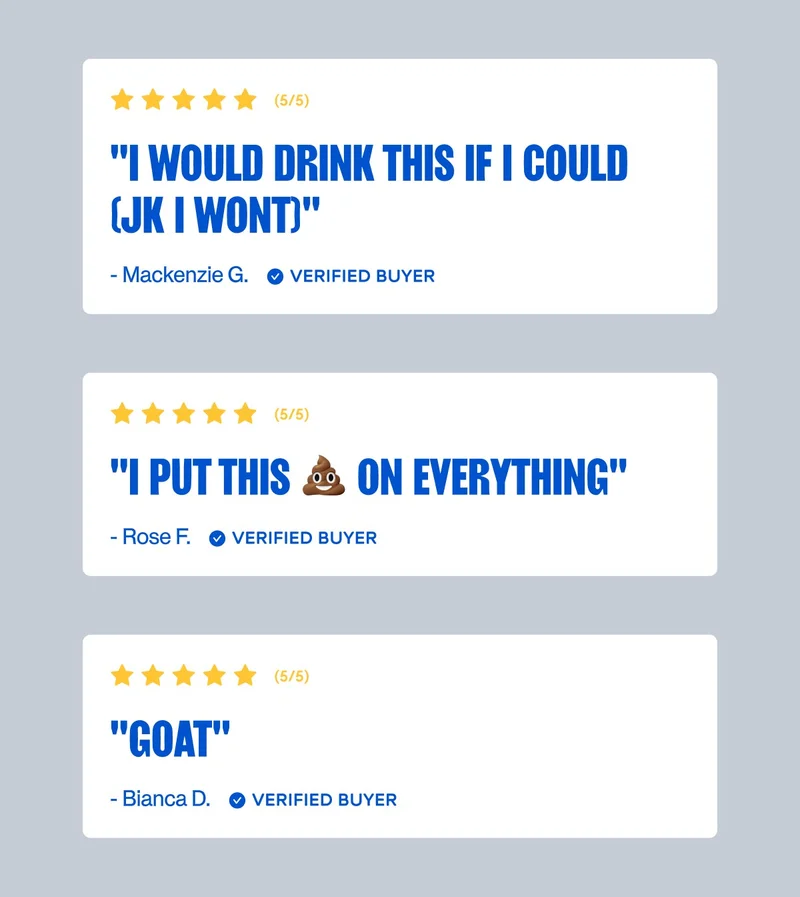 "I would drink this if i could (JK I won't)" — Mackenzie G.